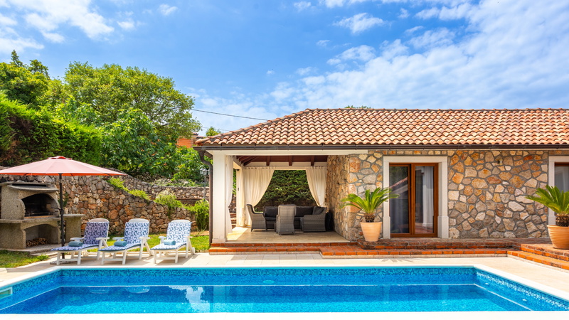 Villa Gostinjac 1 with pool&pet friendly- island Krk