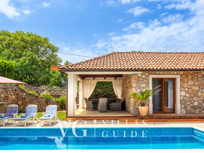 Villa Gostinjac 1 with pool&pet friendly- island Krk Dvorište i vanjski dio objekta