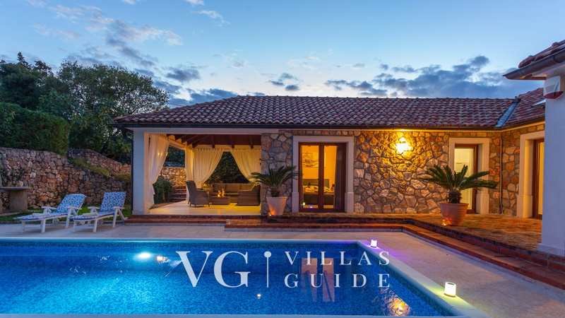 Villa Gostinjac 1 with pool&pet friendly- island Krk Bazen