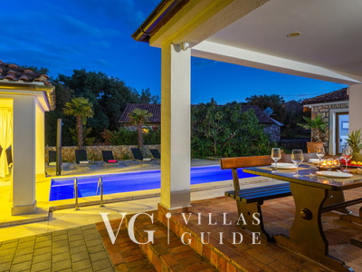 Villa Gostinjac 1 with pool&pet friendly- island Krk Dvorište i vanjski dio objekta