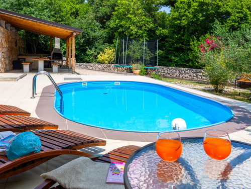 Villa Risika 1 with pool island Krk