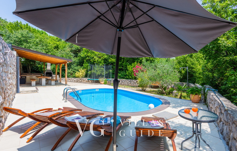 Villa Risika 1 with pool island Krk Piscina