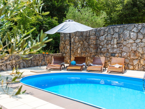 Villa Risika 1 with pool island Krk