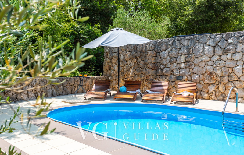 Villa Risika 1 with pool island Krk