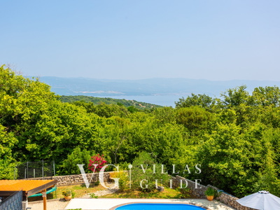 Villa Risika 1 with pool island Krk Dvorište i vanjski dio objekta