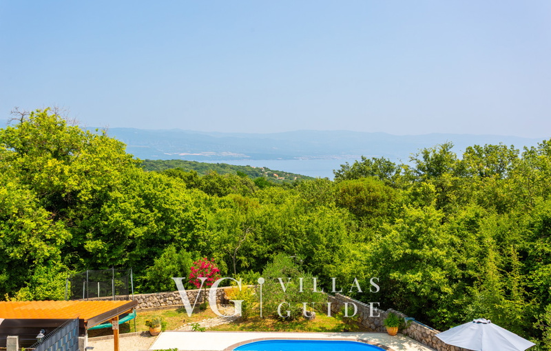 Villa Risika 1 with pool island Krk Giardino e esterni della proprietà