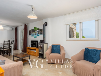 Villa Risika 1 with pool island Krk Dnevni boravak