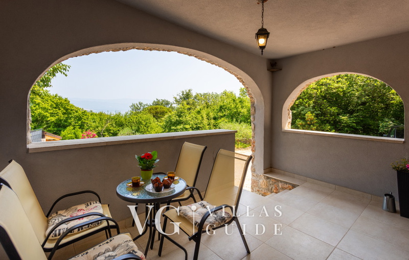 Villa Risika 1 with pool island Krk Giardino e esterni della proprietà