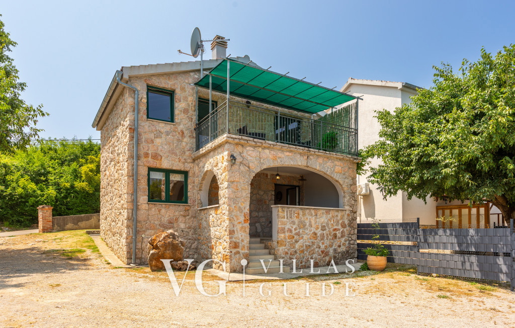 Villa Risika 1 with pool island Krk Giardino e esterni della proprietà