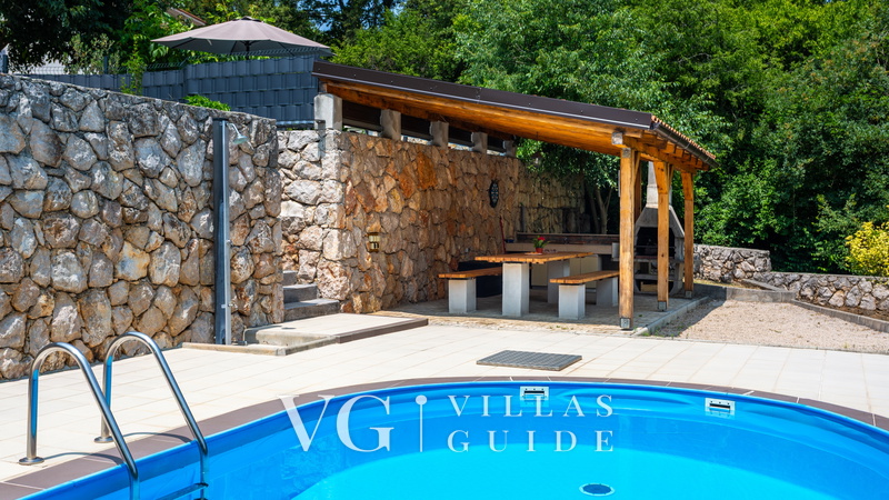 Villa Risika 1 with pool island Krk