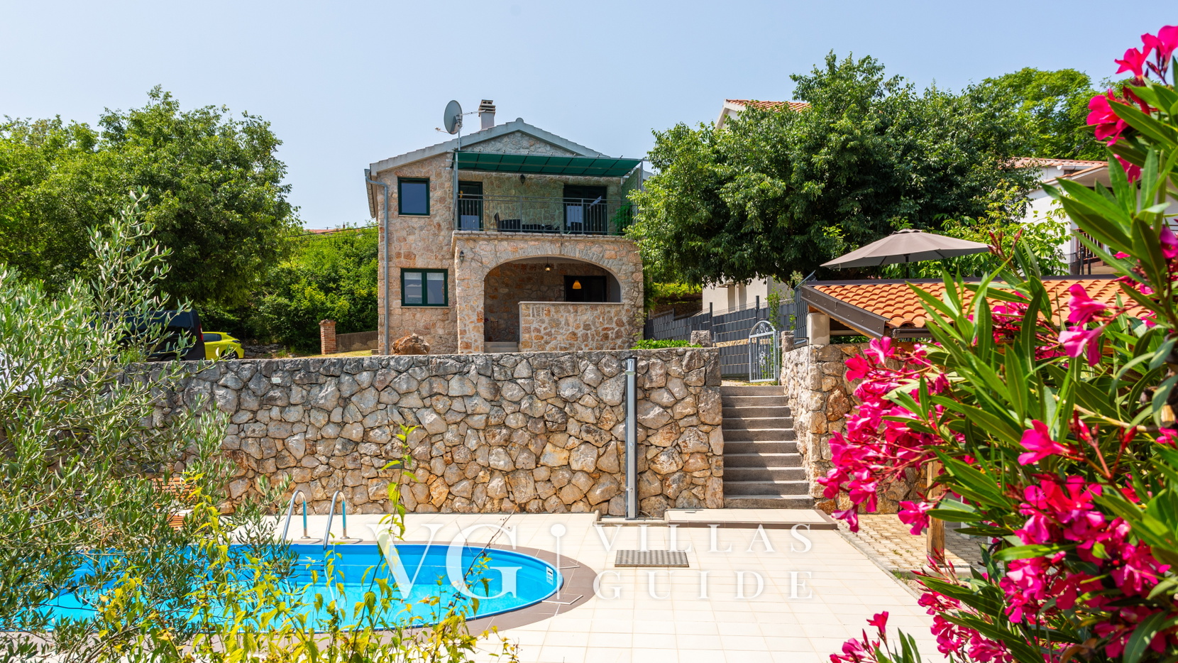 Villa Risika 1 with pool island Krk