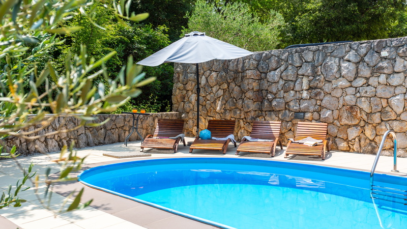 Villa Risika 1 with pool island Krk