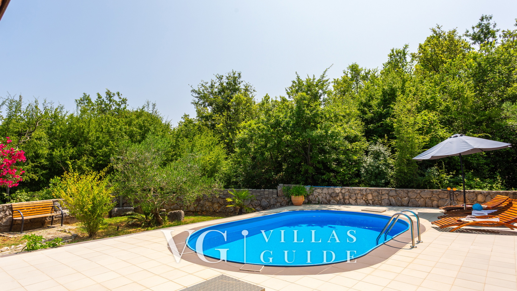 Villa Risika 1 with pool island Krk Bazen