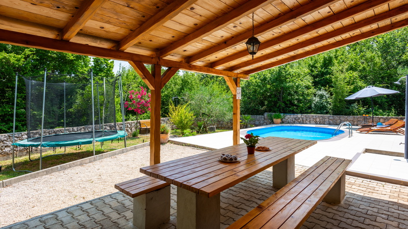 Villa Risika 1 with pool island Krk