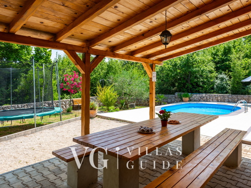 Villa Risika 1 with pool island Krk