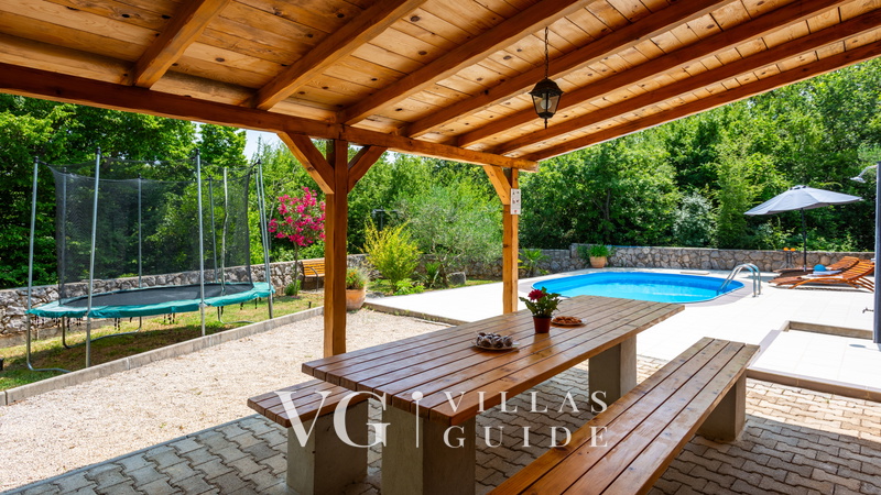 Villa Risika 1 with pool island Krk