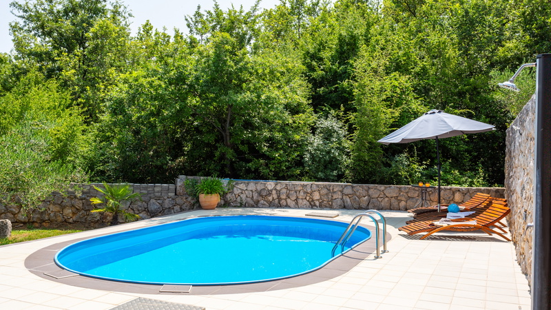 Villa Risika 1 with pool island Krk