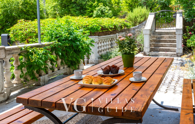 Villa Risika 2 with pool island Krk Garten und Außenbereich