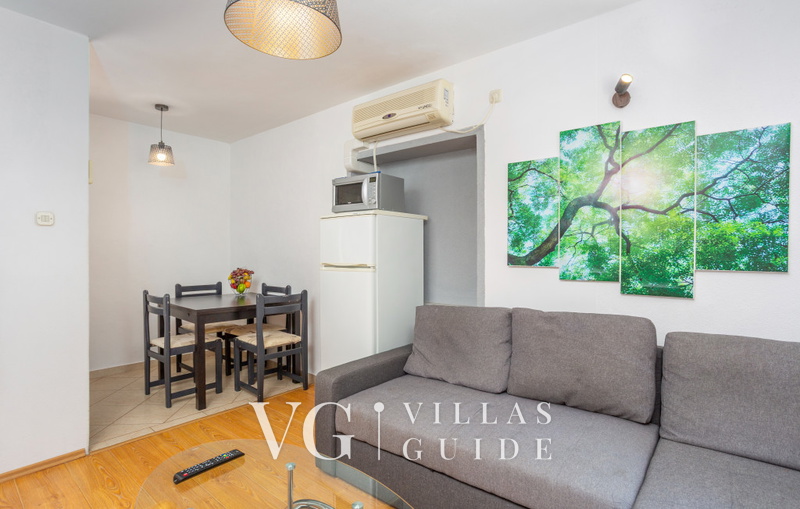 Villa Risika 2 with pool island Krk Wohnzimmer