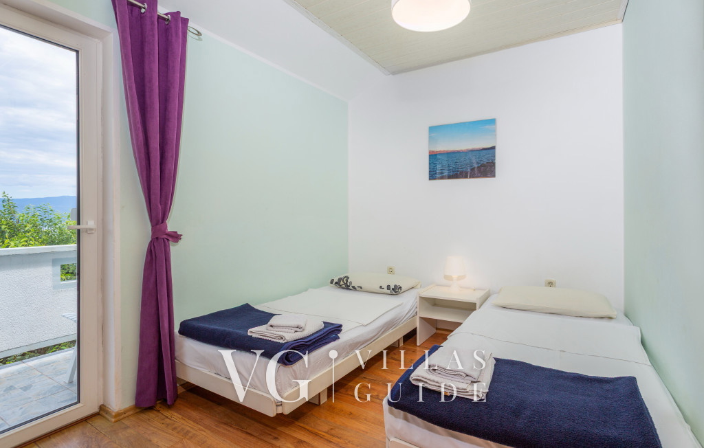 Villa Risika 2 with pool island Krk Spavaća soba