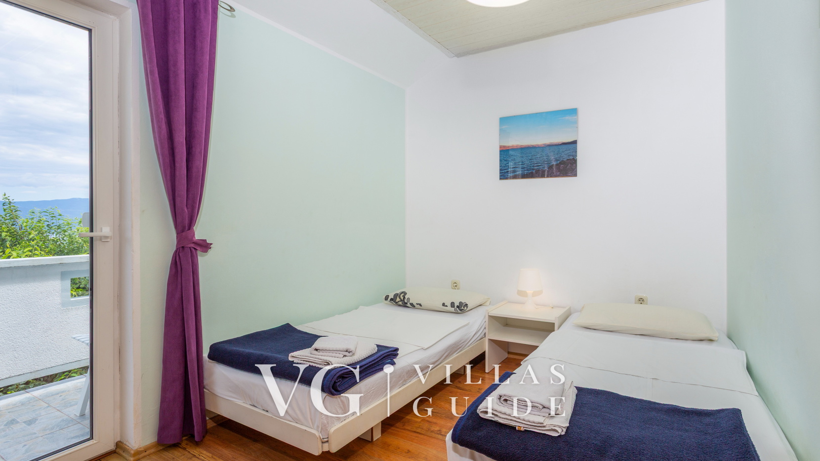 Villa Risika 2 with pool island Krk Spavaća soba