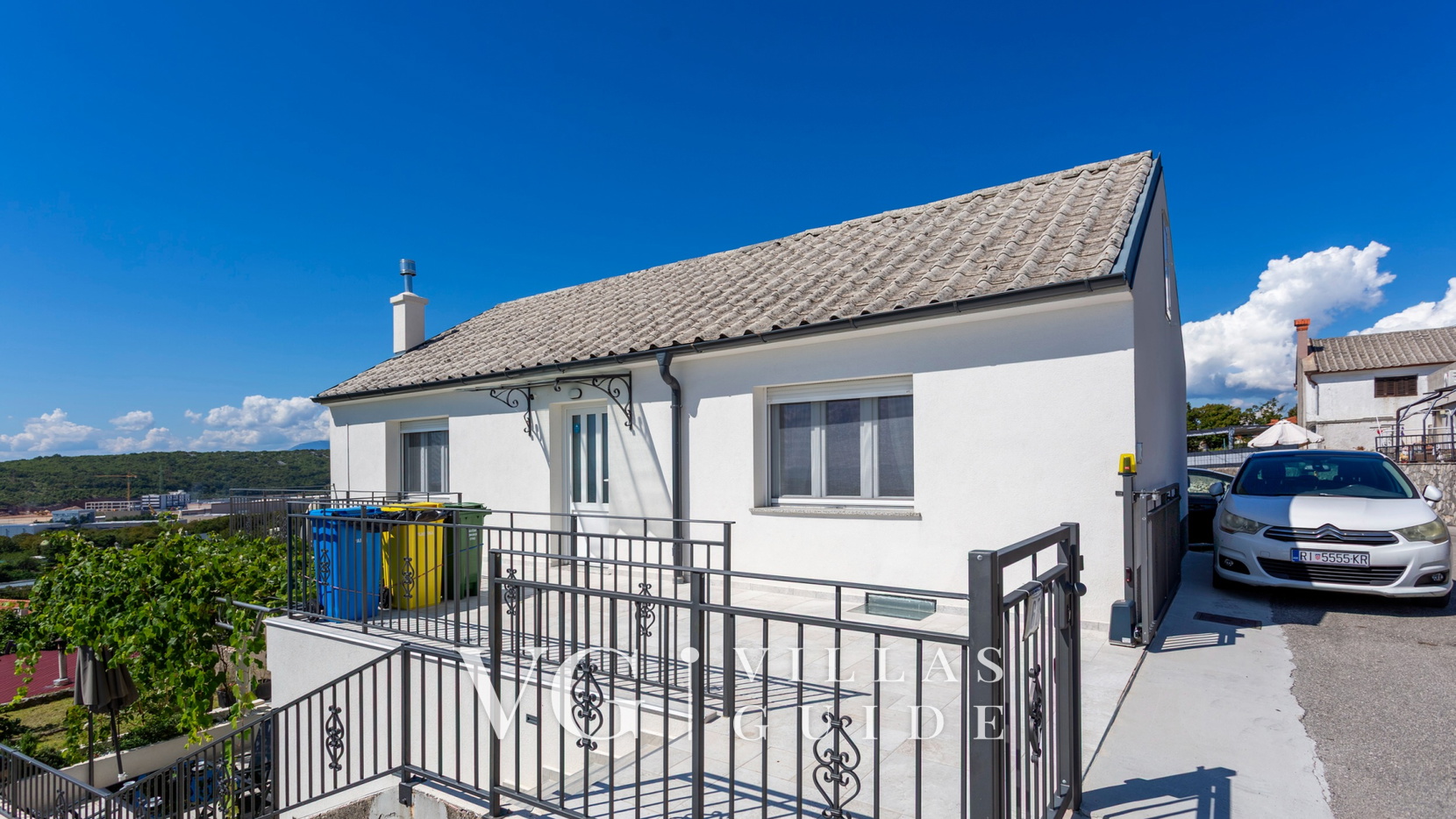 Villa Aristea Crikvenica Dvorište i vanjski dio objekta