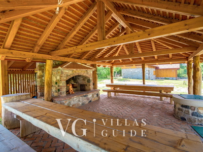 Eko Selo Krš Garden and property exterior