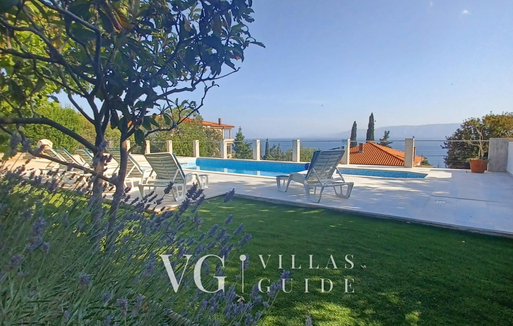 Villa Nina with pool - Kvarner Garden and property exterior