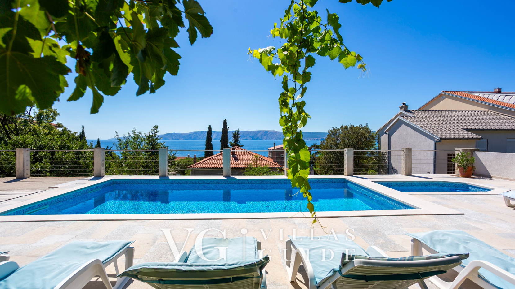 Villa Nina with two pools &pet friendly- Novi Vinodolski Pool