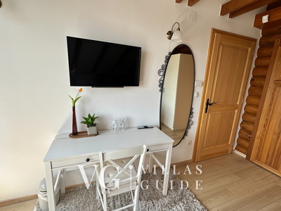 Villa Pine Log Camera da letto