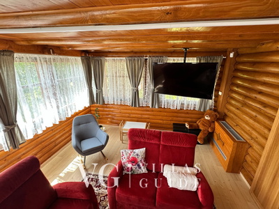 Villa Pine Log Soggiorno