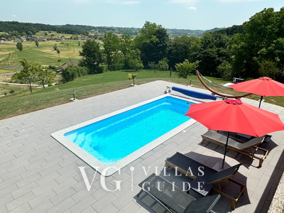 Villa Pine Log Piscina