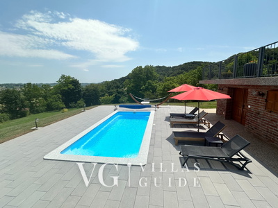 Villa Pine Log Piscina