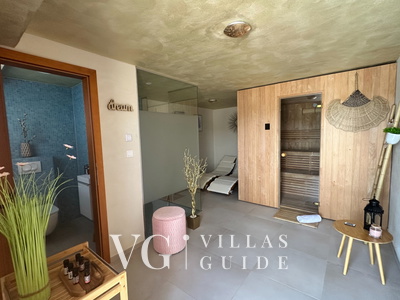 Villa Pine Log Toilette per gli ospiti