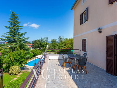 Villa Anni with pool island Krk Garden and property exterior