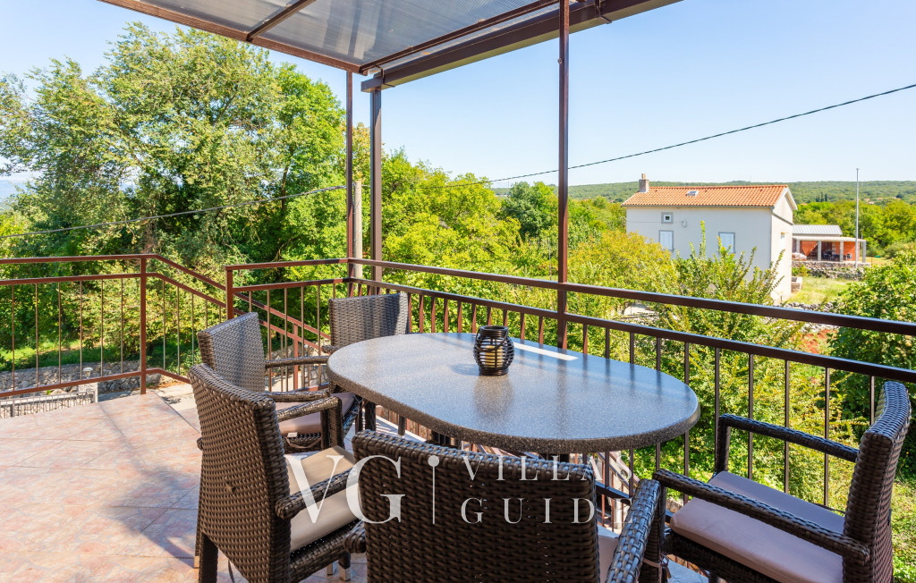 Villa Anni with pool island Krk Garden and property exterior