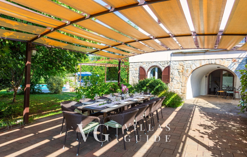 Villa Anni with pool island Krk Garden and property exterior