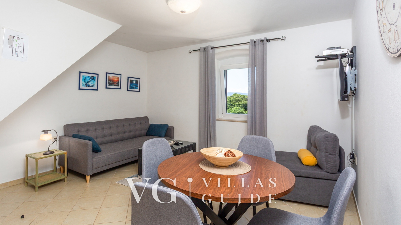 Villa Anni with pool island Krk Dnevni boravak