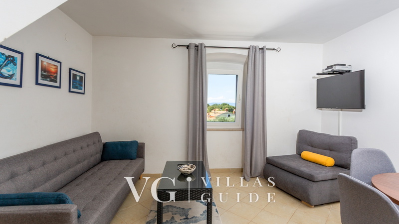 Villa Anni with pool island Krk Dnevni boravak