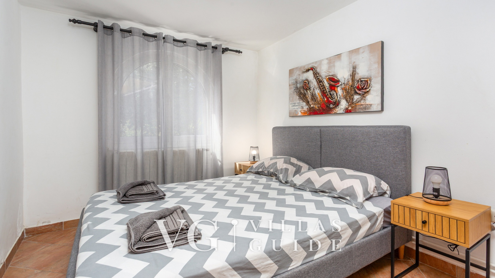 Villa Anni with pool island Krk Spavaća soba