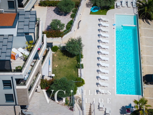 Apartment Megi with Shared Pool & Sea View Terrace