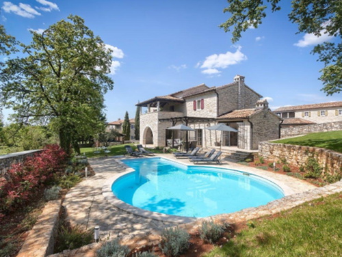 Villa White house B with pool Istria