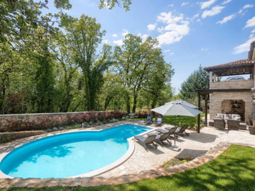 Villa White house B with pool Istria