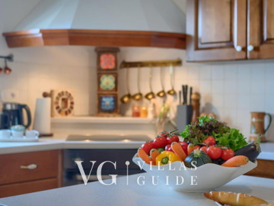 Villa White house B with pool Istria Küche