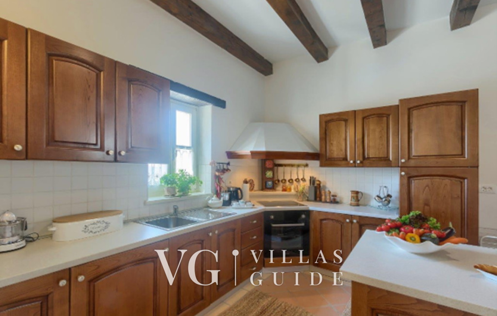 Villa White house B with pool Istria Cucina