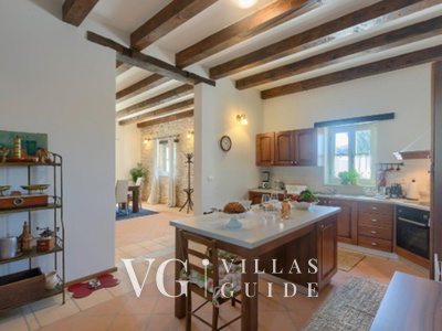 Villa White house B with pool Istria Küche