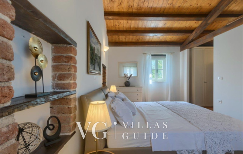 Villa White house B with pool Istria Schlafzimmer