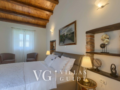 Villa White house B with pool Istria Schlafzimmer