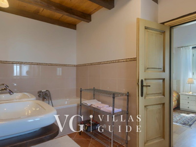 Villa White house B with pool Istria Schlafzimmer