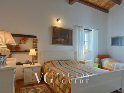 Villa White house B with pool Istria Schlafzimmer